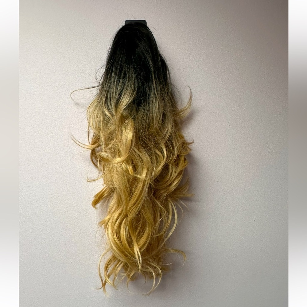 Lace cap hybrid balayage wig